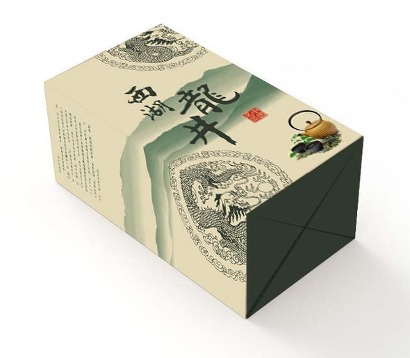 龍井茶葉包裝圖案選??！