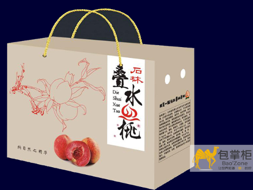 桃花開盡，桃香已濃！石林·板橋疊水血桃彩箱包裝盒定做